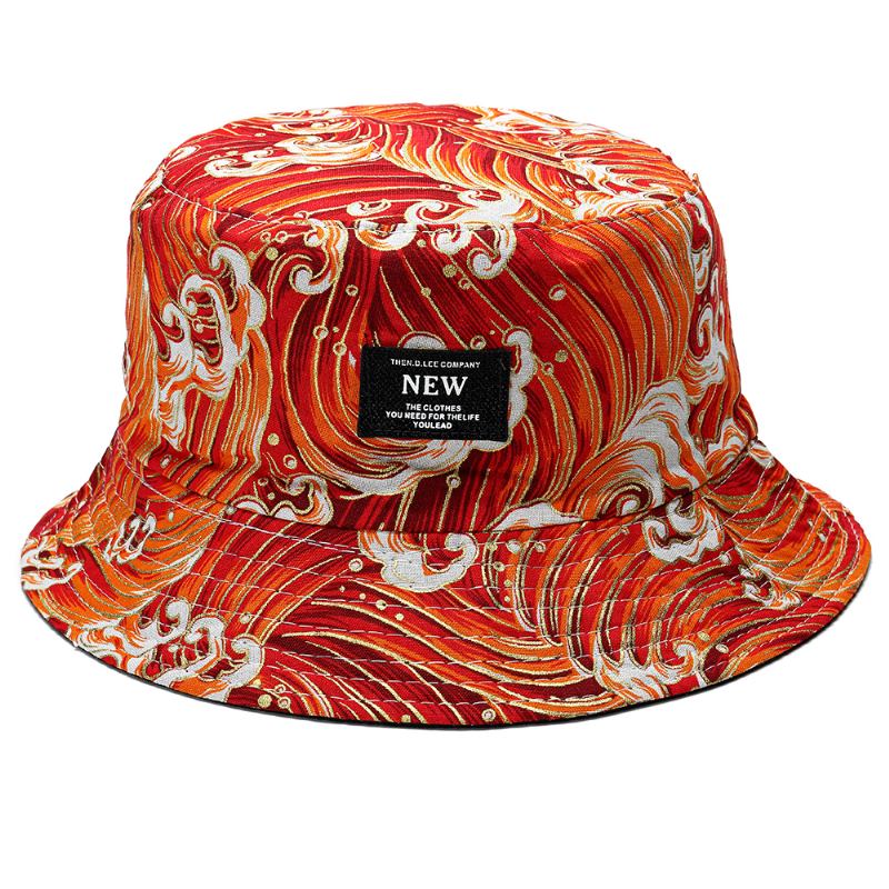 Menn Kvinner Gate Double-faced Bucket Hat