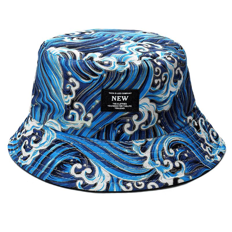 Menn Kvinner Gate Double-faced Bucket Hat