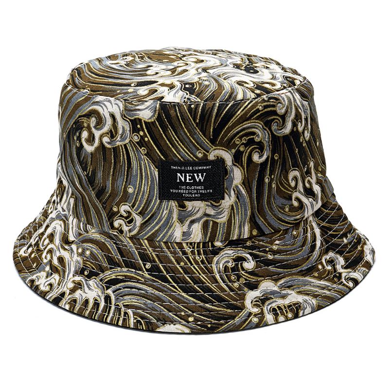 Menn Kvinner Gate Double-faced Bucket Hat