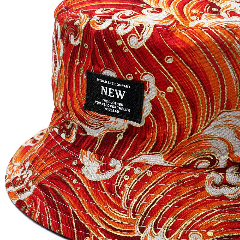 Menn Kvinner Gate Double-faced Bucket Hat