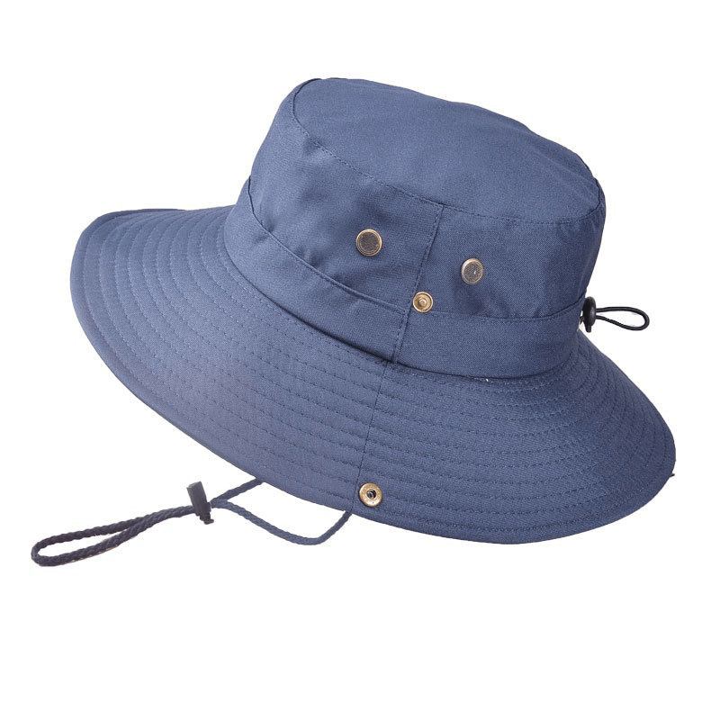 Menn Kvinner Sommervisir Bøttehatt Fisherman Hat Outdoor Klatring Pustende Solkrem Cap