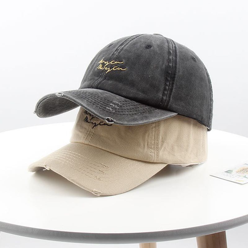 Menn Kvinner Utendørs Vintage Letter Brodery Baseball Cap