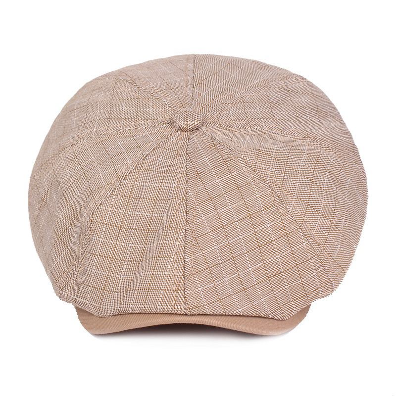 Menn Visir Lin Newsboy Beret Caps