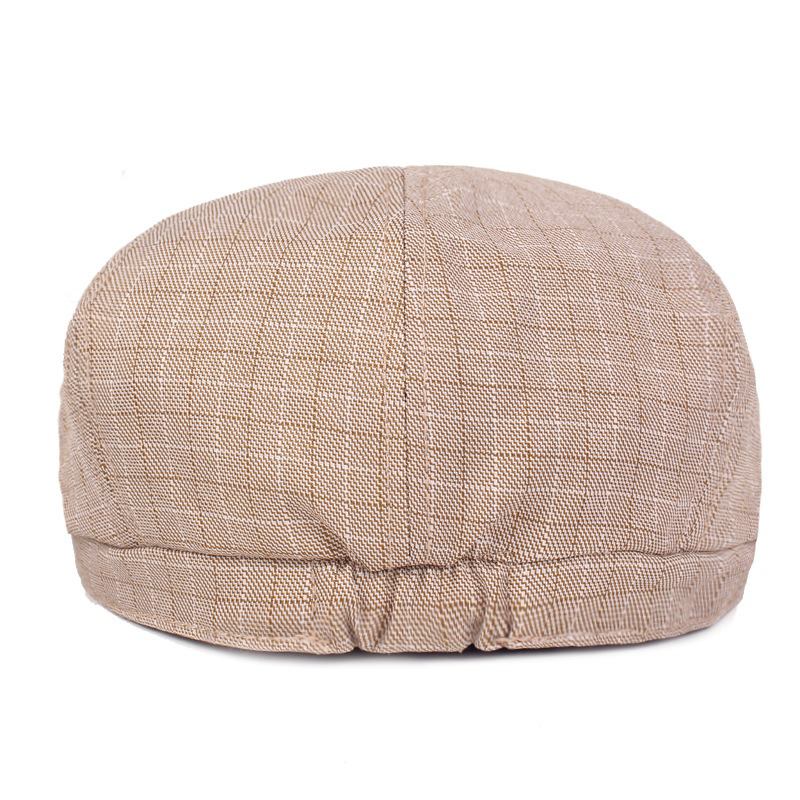 Menn Visir Lin Newsboy Beret Caps