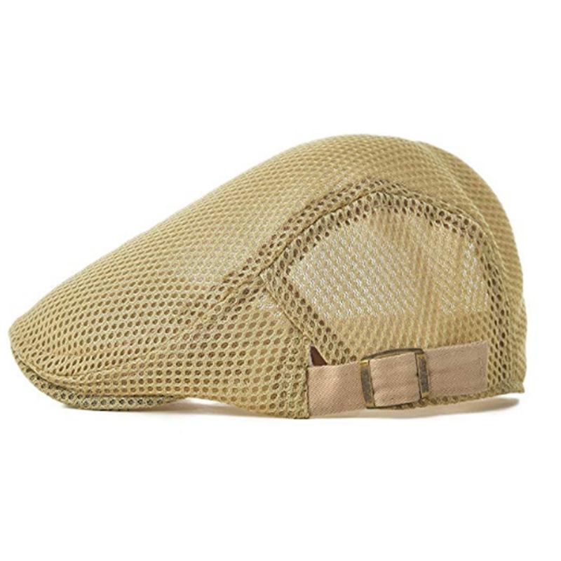 Mesh Justerbar Newsboy Beret Ivy Flat Cap