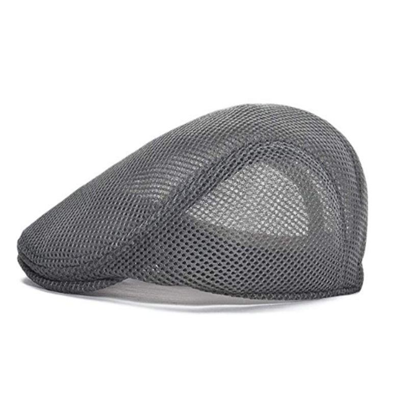 Mesh Justerbar Newsboy Beret Ivy Flat Cap