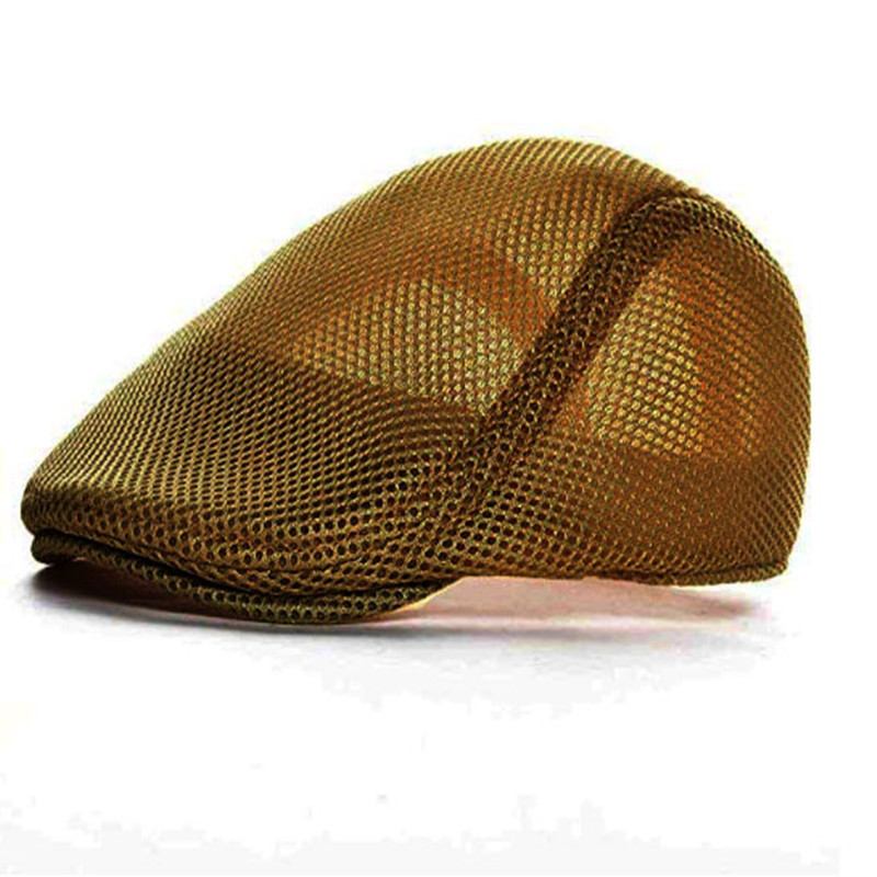 Mesh Justerbar Newsboy Beret Ivy Flat Cap