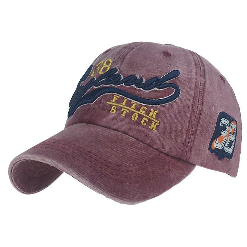 Mote Enkel Broderi Baseballcaps