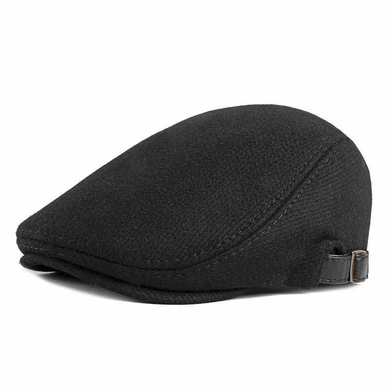 Mote Enkel Retro Ull Beret For Menn