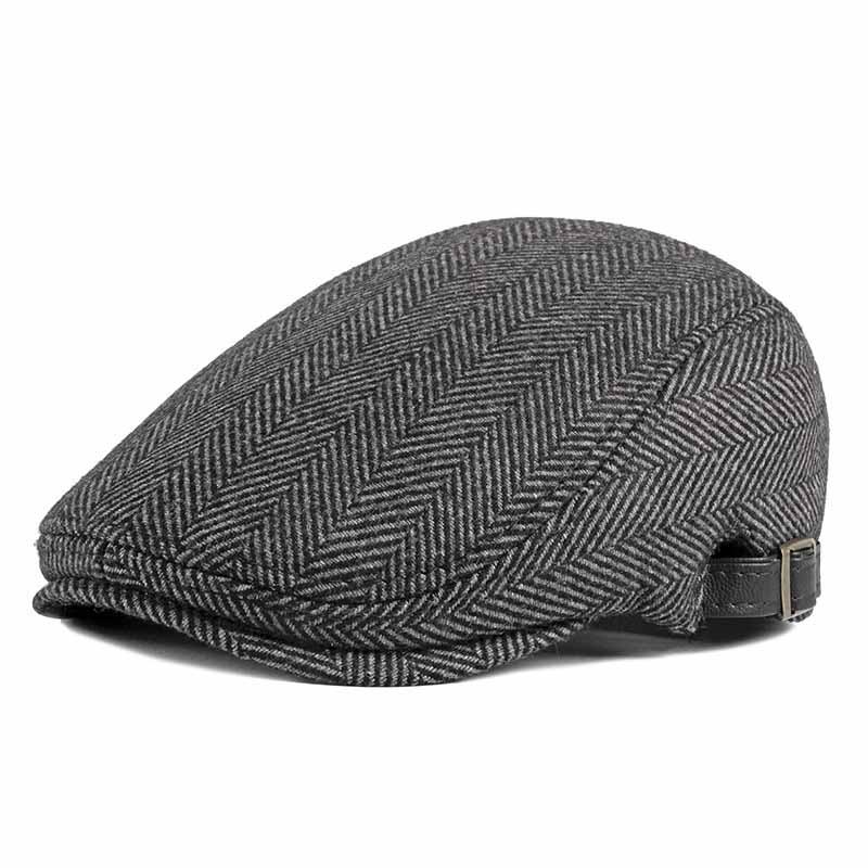 Mote Enkel Retro Ull Beret For Menn