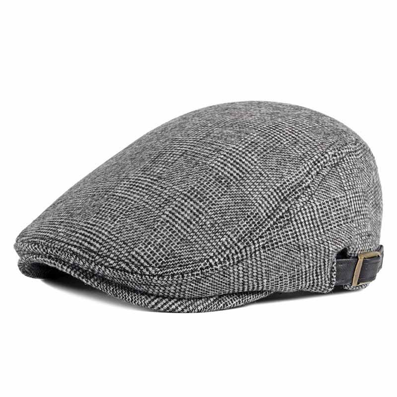 Mote Enkel Retro Ull Beret For Menn