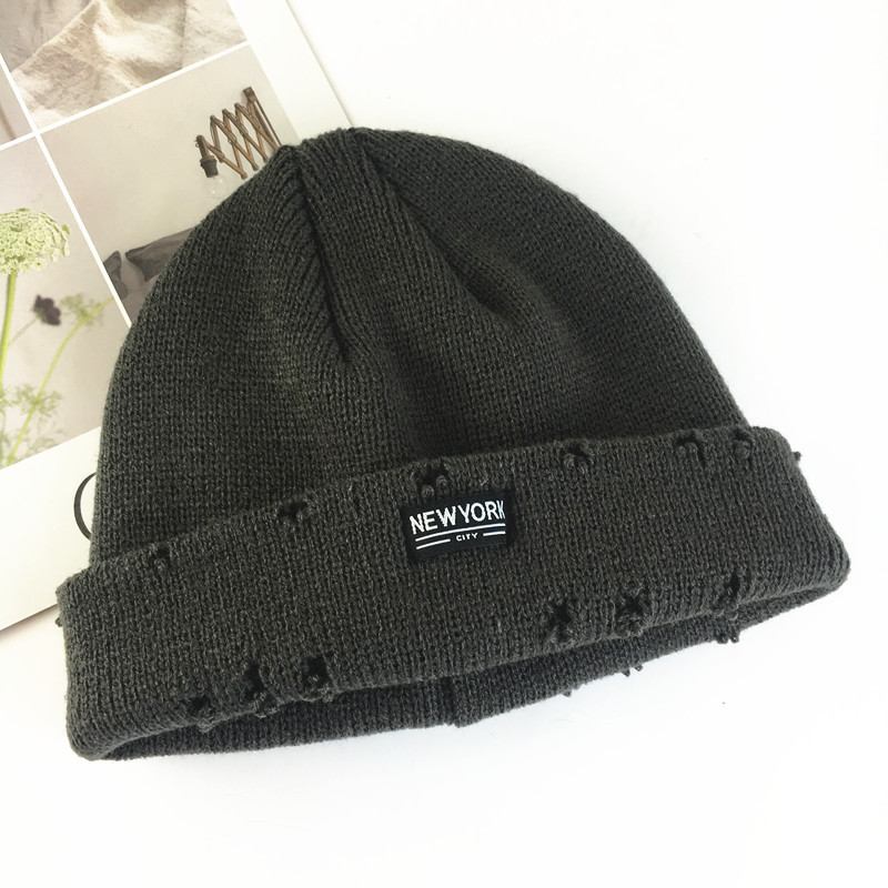 Mote Patch Hole Strikk Lue Ørebeskyttelse Toe Cap Cold Hat