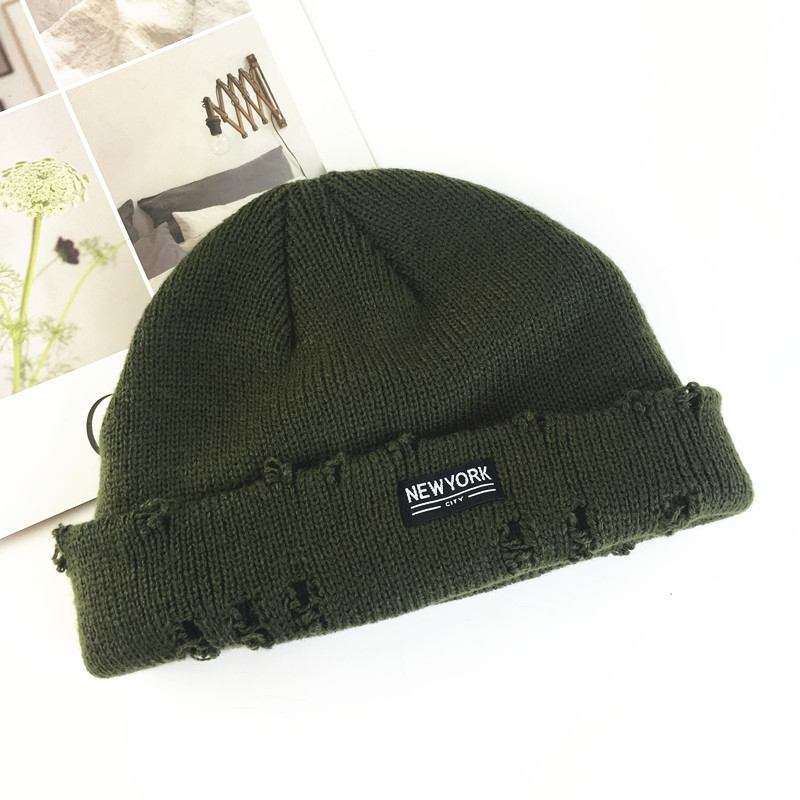 Mote Patch Hole Strikk Lue Ørebeskyttelse Toe Cap Cold Hat