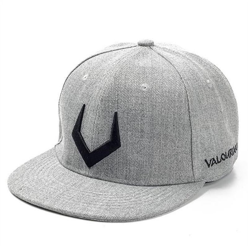 Ny Lue Mannlig Hip-hop Koreansk Alfabet Broderi Baseballcaps Trendy All-match Gate Flat-edge Solkrem