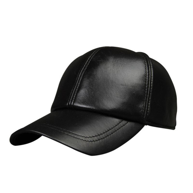 Nye Menn Varm Baseballcaps Justerbar Vintersvart Trucker Snapback-hatter