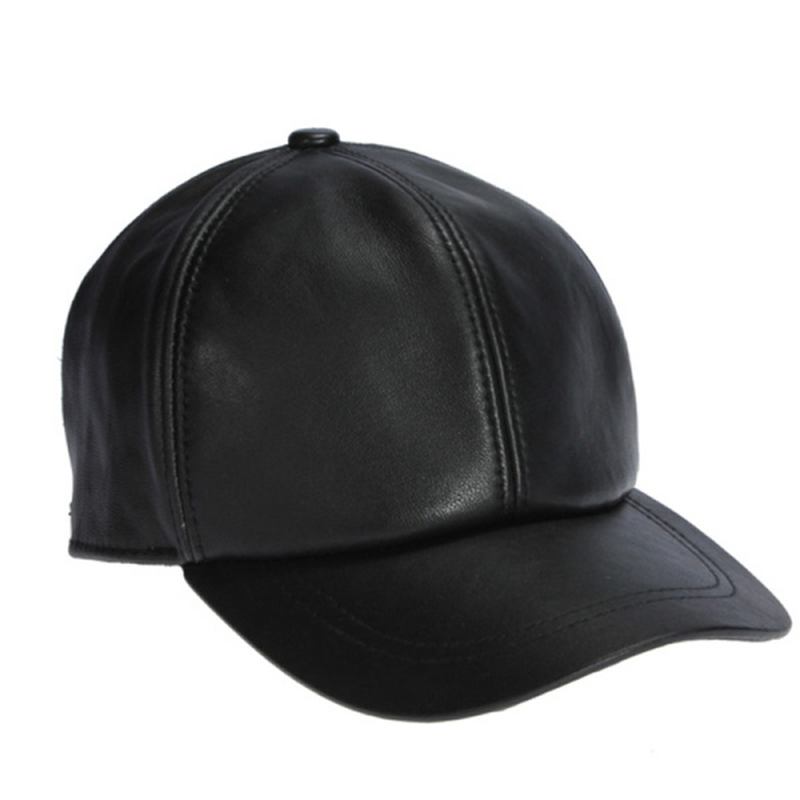 Nye Menn Varm Baseballcaps Justerbar Vintersvart Trucker Snapback-hatter