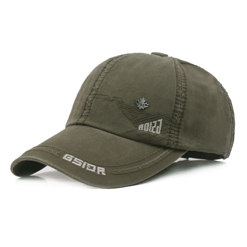 Peaked Cap For Menns Baseballcaps I Bomull