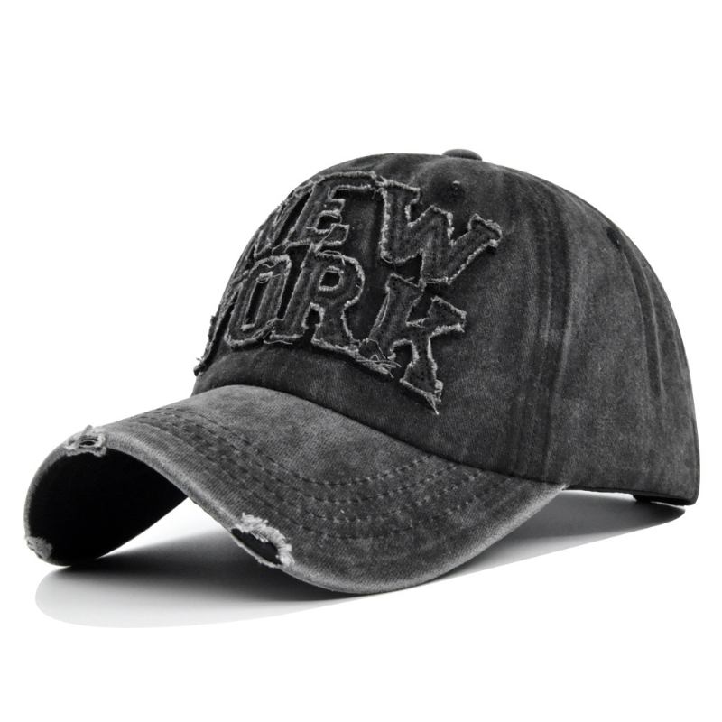 Peaked Cap Solhatt Bokstav Buet Brim Hat