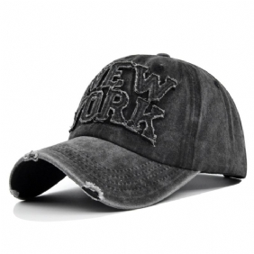 Peaked Cap Solhatt Bokstav Buet Brim Hat