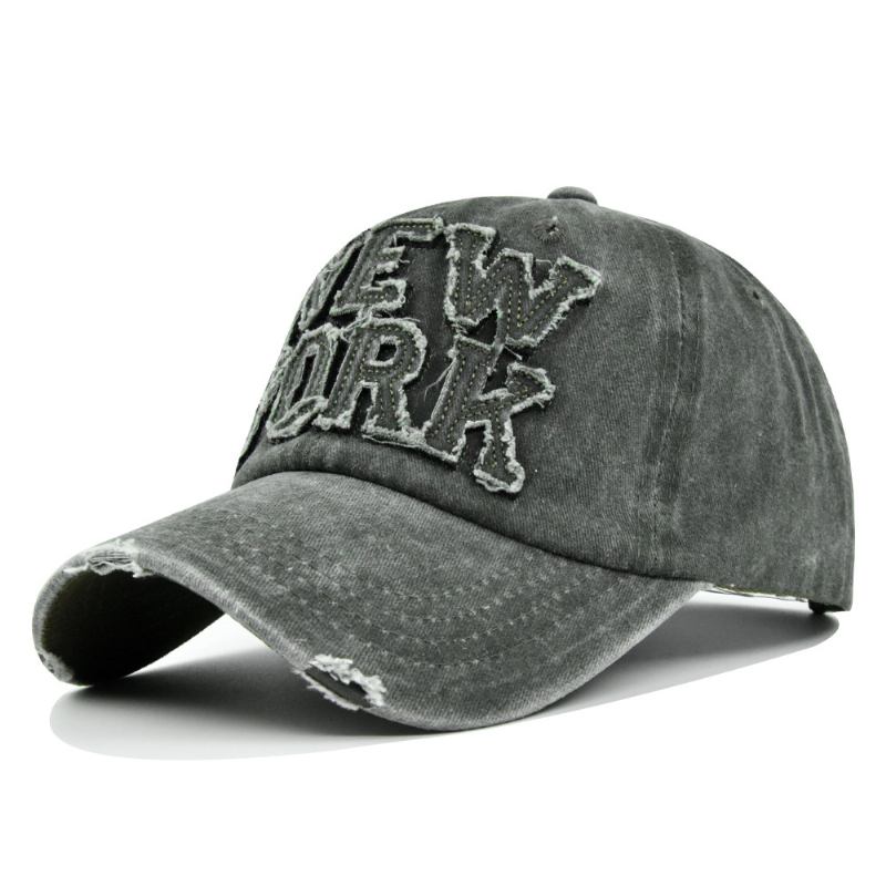 Peaked Cap Solhatt Bokstav Buet Brim Hat