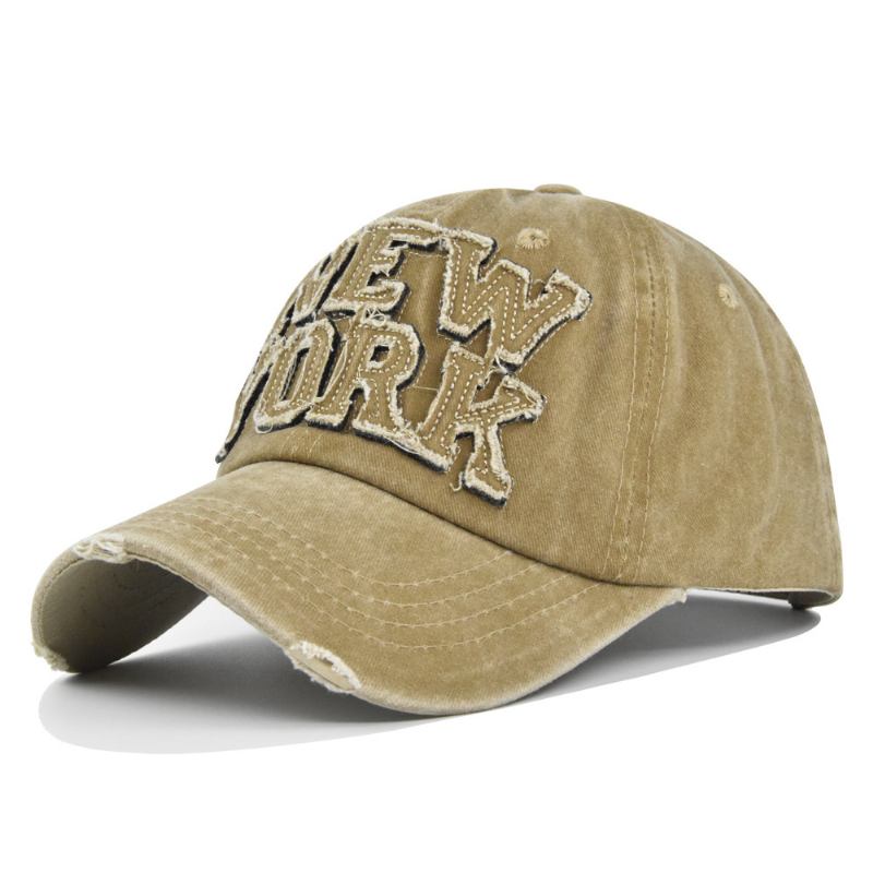 Peaked Cap Solhatt Bokstav Buet Brim Hat