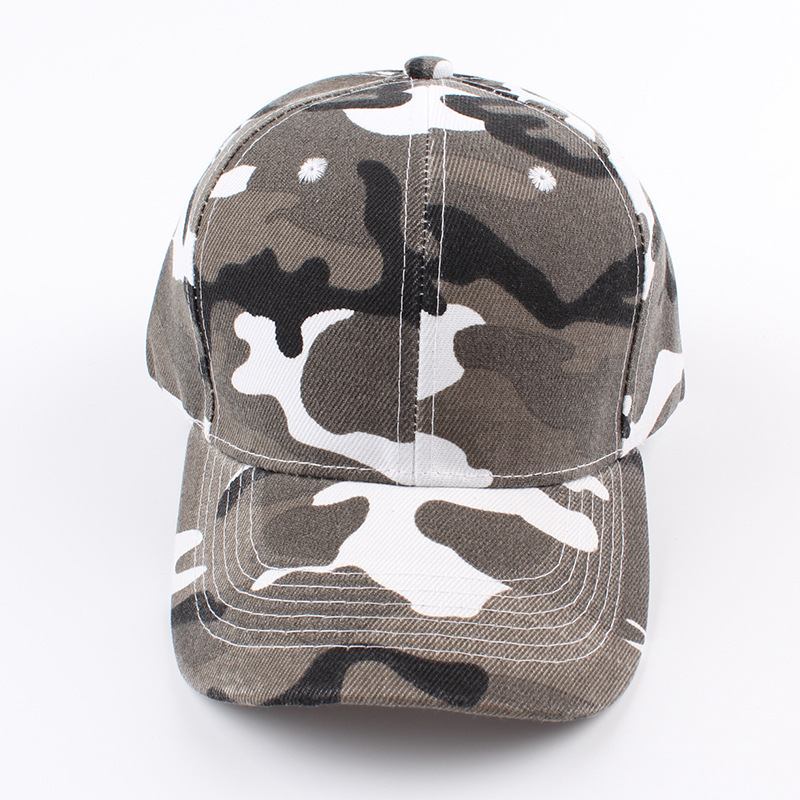 Retro Cap Camouflage Baseball Cap For Menn Og Kvinner Solhatt Med Buet Kant