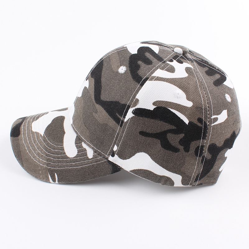 Retro Cap Camouflage Baseball Cap For Menn Og Kvinner Solhatt Med Buet Kant