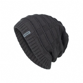 Strikket Skullies Beanie Cap For Menn