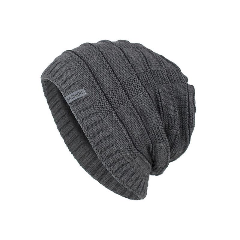 Strikket Skullies Beanie Cap For Menn