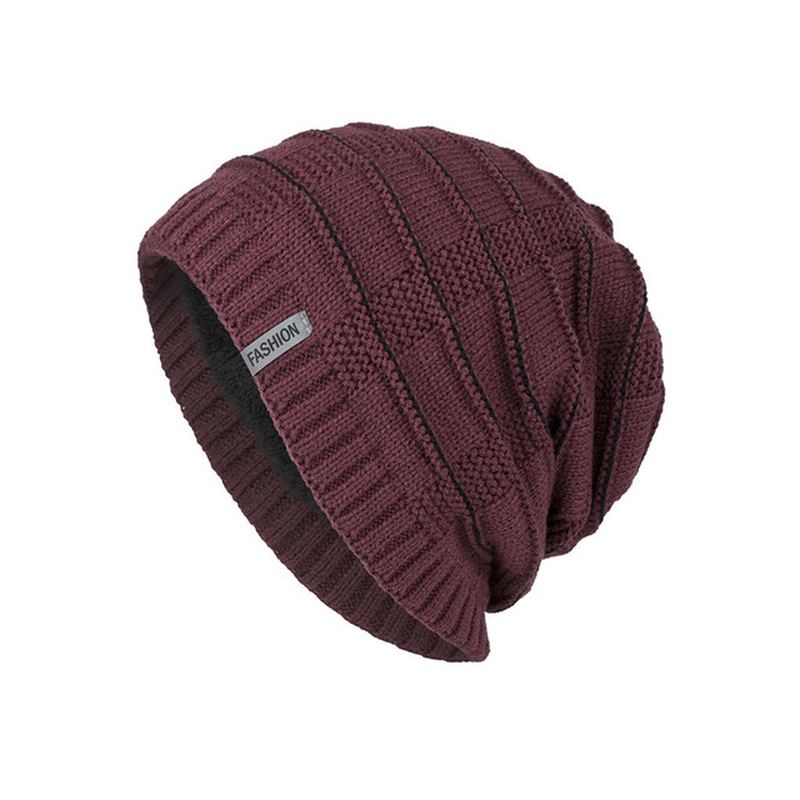 Strikket Skullies Beanie Cap For Menn