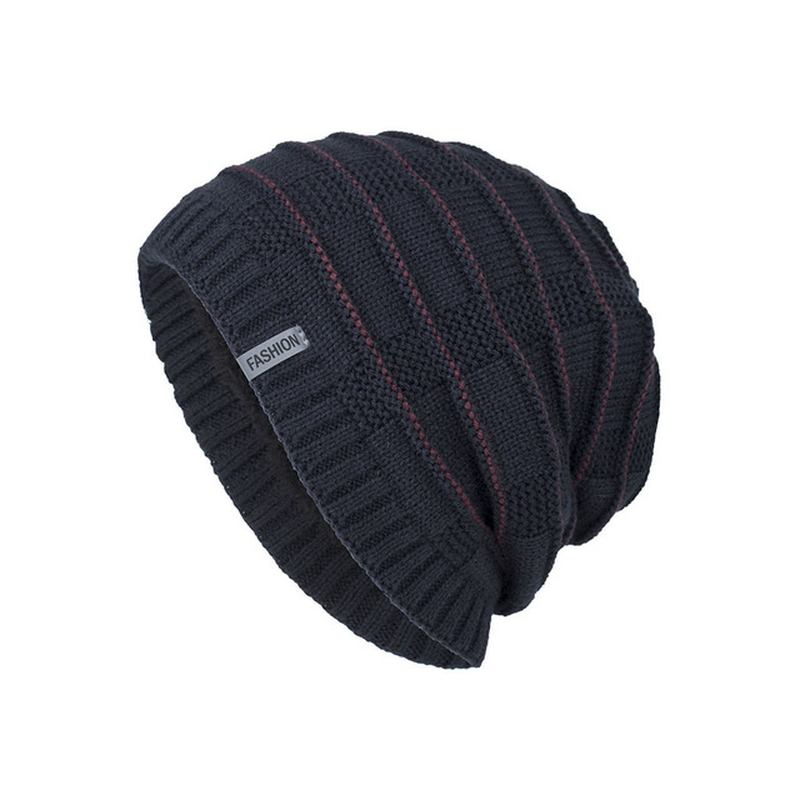 Strikket Skullies Beanie Cap For Menn