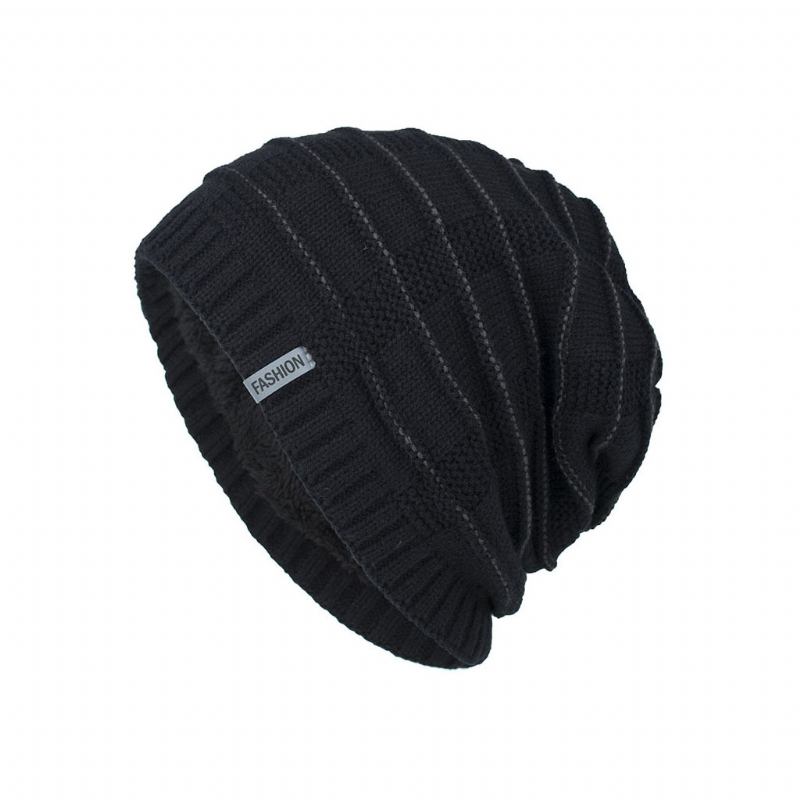 Strikket Skullies Beanie Cap For Menn