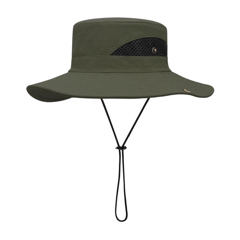 Summer Fisherman Hat Solkrem Uv Pustende Wearable Fishing Sunshade Mountaineering Big Brim Hat