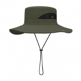 Summer Fisherman Hat Solkrem Uv Pustende Wearable Fishing Sunshade Mountaineering Big Brim Hat