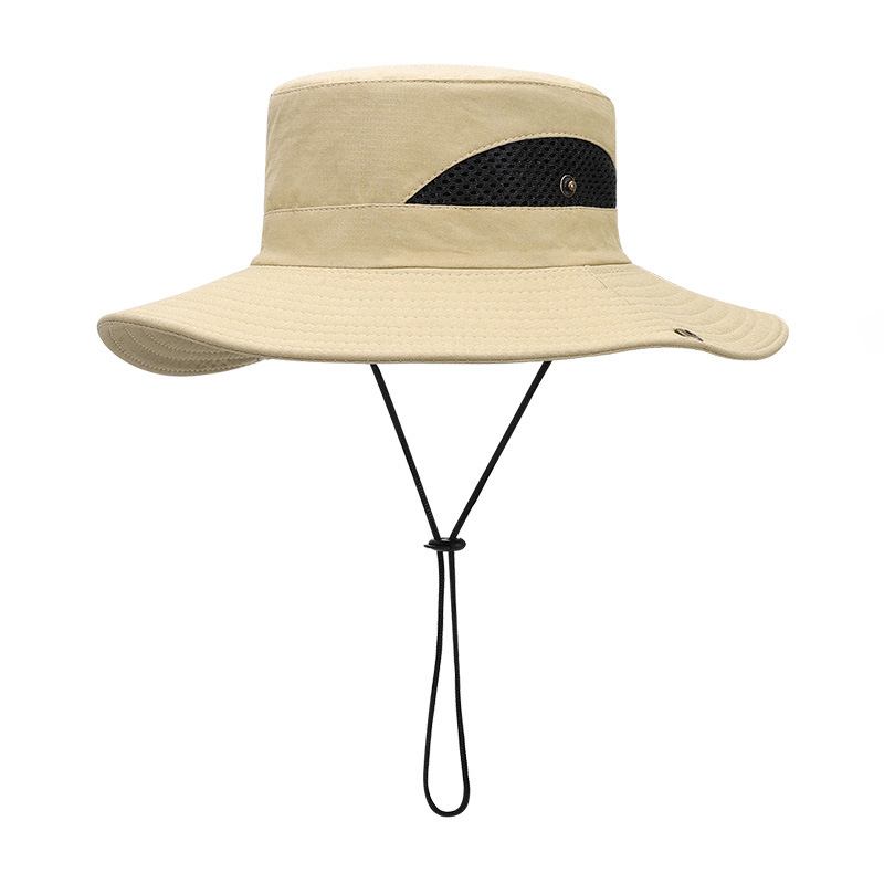 Summer Fisherman Hat Solkrem Uv Pustende Wearable Fishing Sunshade Mountaineering Big Brim Hat