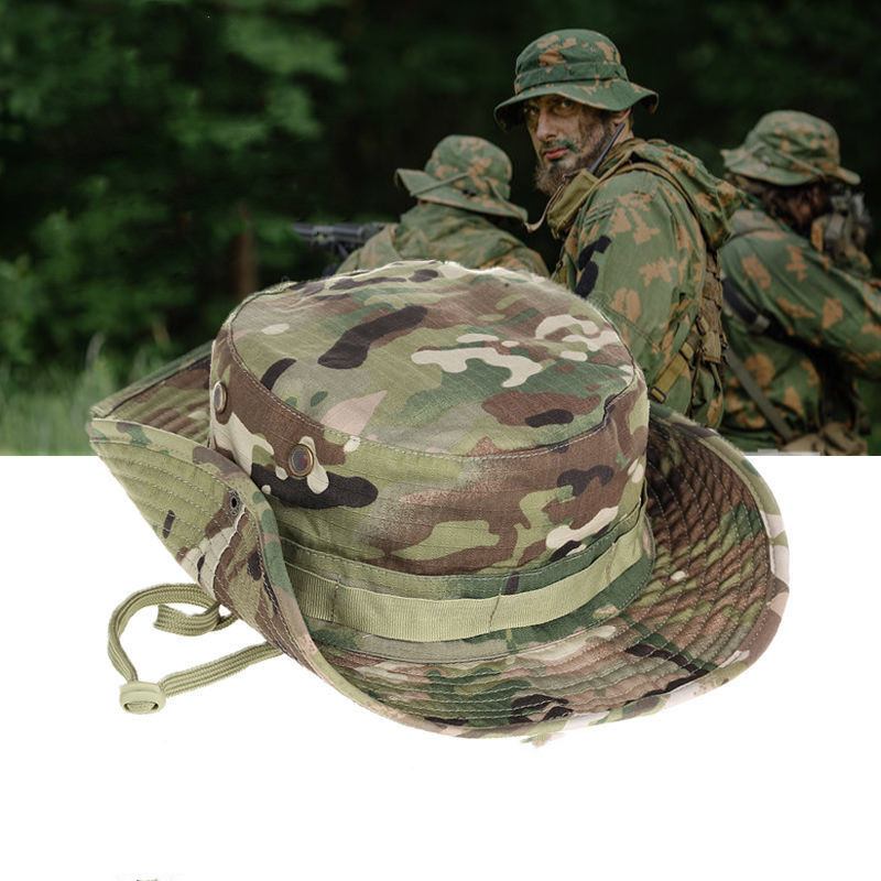 Tykke Militær Taktisk Jakt Vandring Klatring Camping Multicam Hat 20 Farge