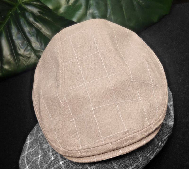 Tynne Komfortable Ren Bomull Japanske Retro Caps Retro Literære Og Kunstneriske Små Fresh Berets Forward Hats For Menn Og Kvinner