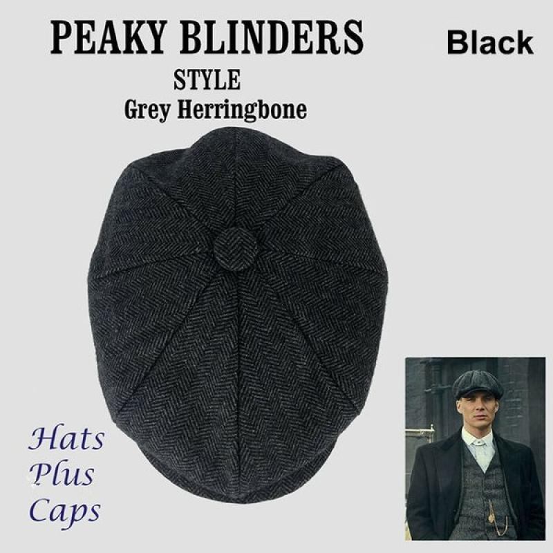 Ull Newsboy Caps Herre Herringbone Flat Caps Gatsby