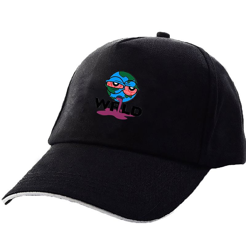 Ungdomslue Herre Ensfarget Baseballcaps Koreansk Stil Trendy Kjekk All-match Solskjermhette