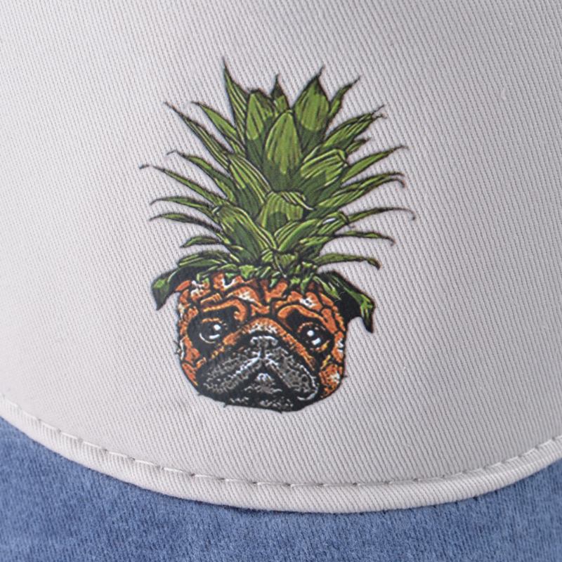 Unisex Ananas Baseballcaps Vasket Caps Med Pigg Hip Hop Caps