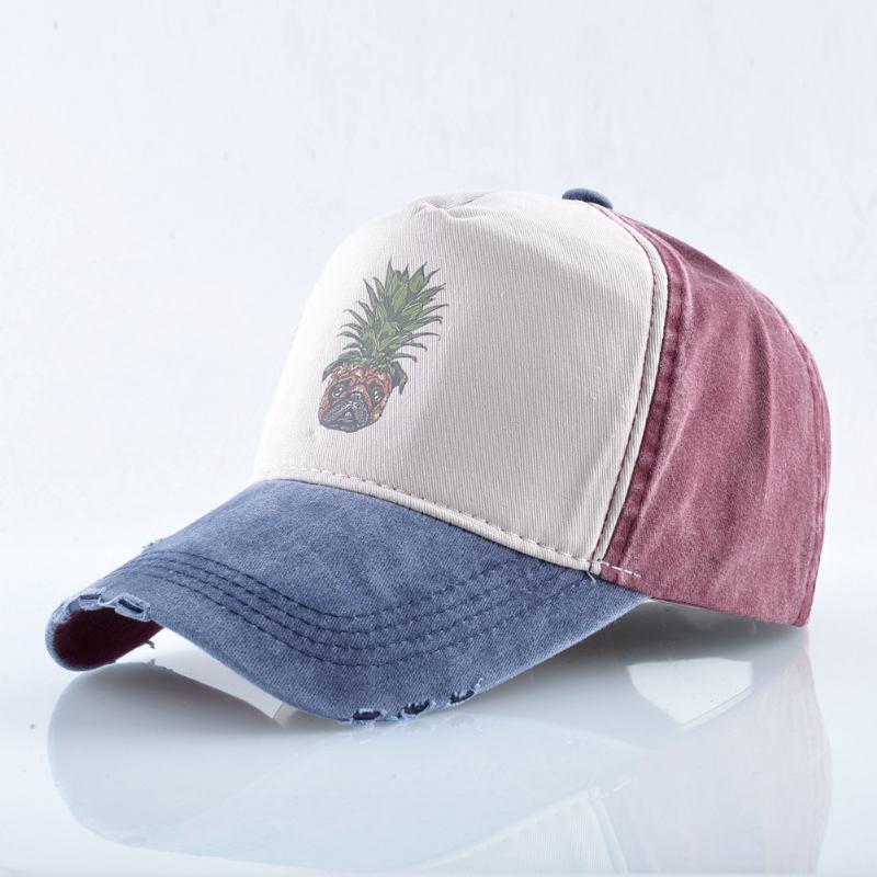 Unisex Ananas Baseballcaps Vasket Caps Med Pigg Hip Hop Caps