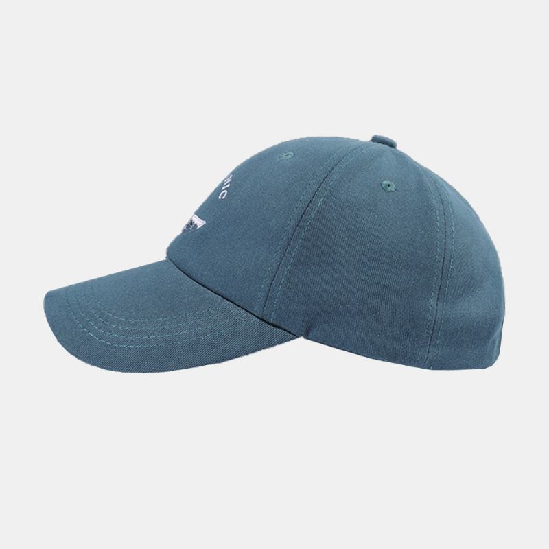 Unisex-bokstaver Broderi Baseballhatter Bomull Småfisk Mønster Enkel Solkrem Ivy Cap