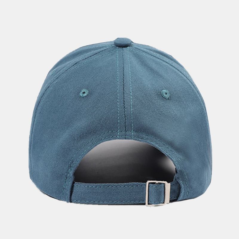 Unisex-bokstaver Broderi Baseballhatter Bomull Småfisk Mønster Enkel Solkrem Ivy Cap