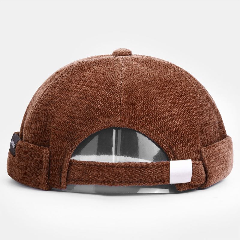 Unisex Bomull Bokstavmønster Hodeskalle Cap Justerbar Varm Pustende Solskjerm Solkrem Uten Kanter Beanie Landlord Cap