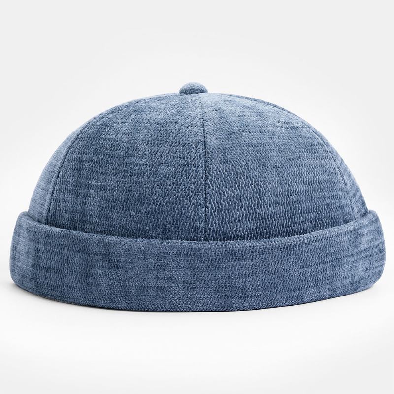 Unisex Bomull Bokstavmønster Hodeskalle Cap Justerbar Varm Pustende Solskjerm Solkrem Uten Kanter Beanie Landlord Cap