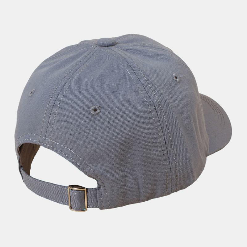 Unisex Bomull Ensfarget Brevmønster Broderi Bred Skygge Solseil Baseballcaps