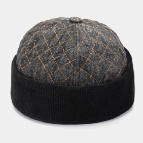 Unisex Bomull Hip-hop Stil Uformell Daglig Gate Trend Par Hat Brimless Beanie Utleier Lue Skull Hat