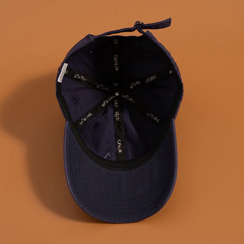 Unisex Bomull Solid Myk Topp Baseball Caps Bokstaver Mønster Patch Mote Solskjerm Lue