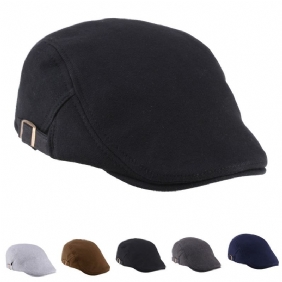 Unisex Bomullsblanding Baskerhatt Papir Gutt Andnebb Golf Flat Spenne Cabbie Cap For Menn Kvinner