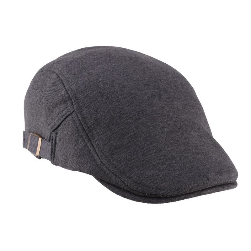 Unisex Bomullsblanding Baskerhatt Papir Gutt Andnebb Golf Flat Spenne Cabbie Cap For Menn Kvinner